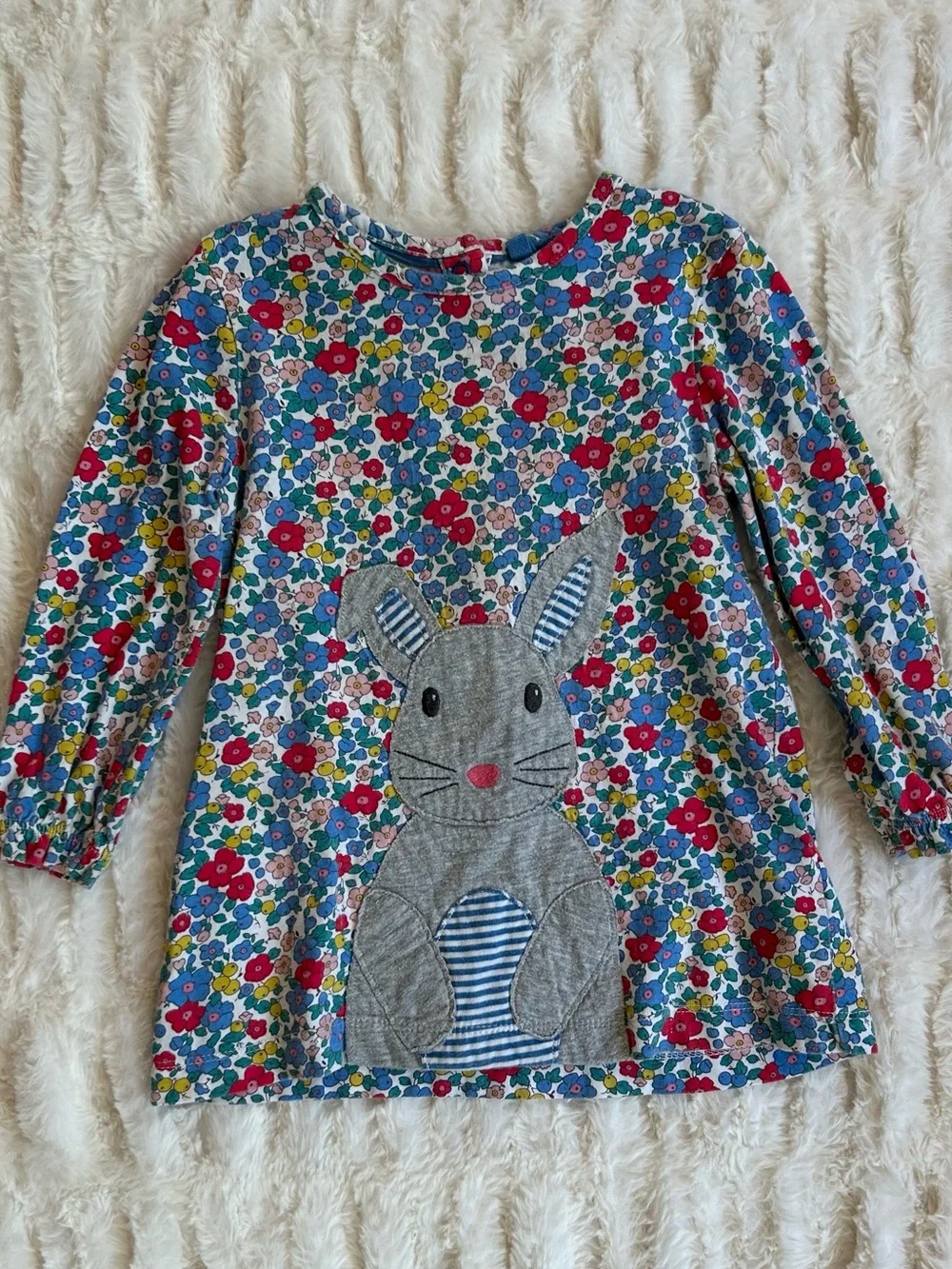 Baby Boden Floral Long Sleeve Dress